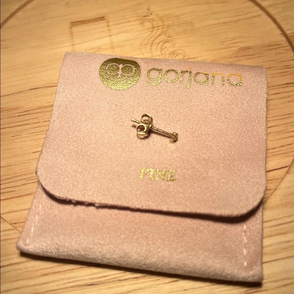 Authentic Gorjana Jolie Diamond Stud - Picture 3 of 8